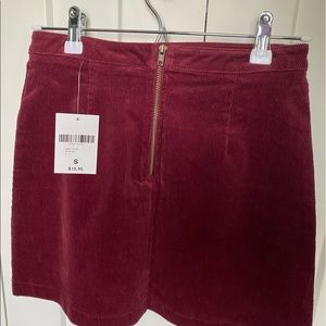 Forever 21 Corduroy Velvet Skirt
